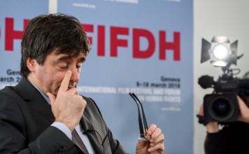 Catalonia's deposed leader Carles Puigdemont during an interview on the sideline of the International film festival and forum of the human rights (FIFDH) on March 18, 2018 in Geneva. Puigdemont said in an interview that he should have declared independence earlier, as delaying the call in hopes of starting dialogue with Madrid proved futile. Photo: AFP