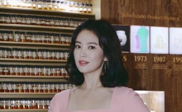 Song Hye-kyo was in Hong Kong to officiate at the grand opening of Sulwhasoo’s exhibition, ‘Sulwhasoo Ginseng Journey’.