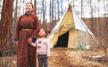 Airbnb is using location technology so people can stay with nomadic hosts in Mongolia. Photo: Airbnb/what3words