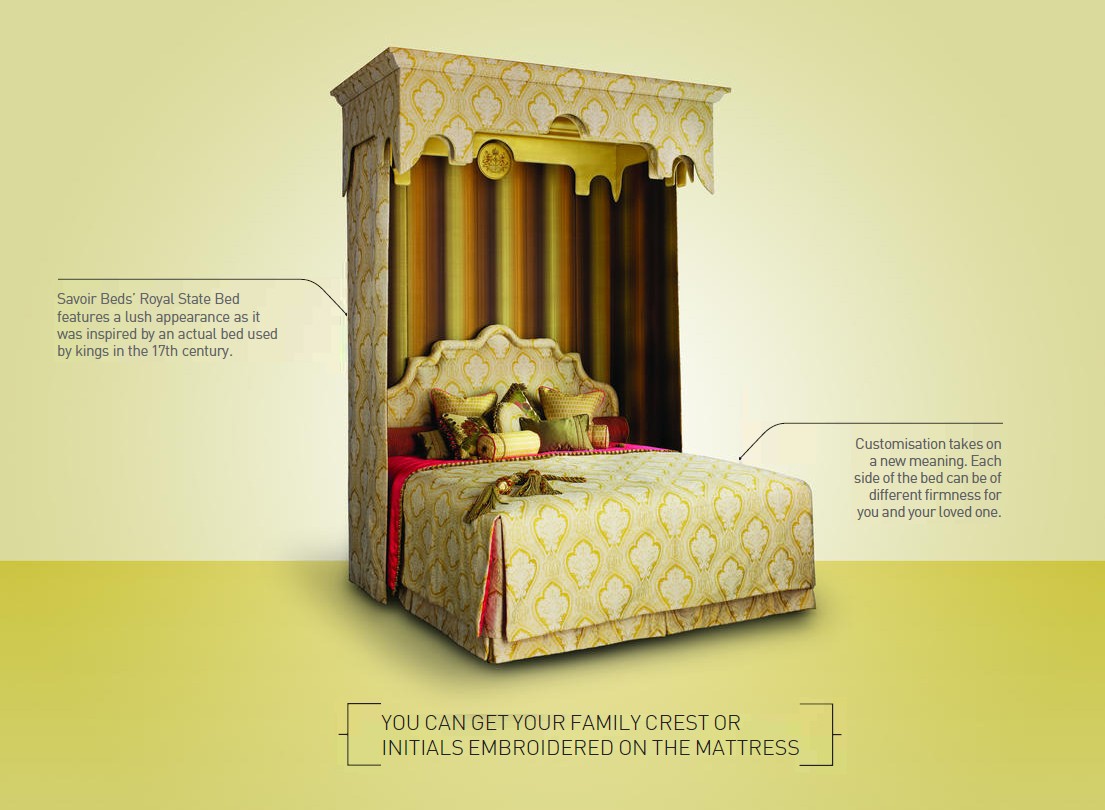Savoir Beds Creates Hk 1 4 Million Royal State Bed South China