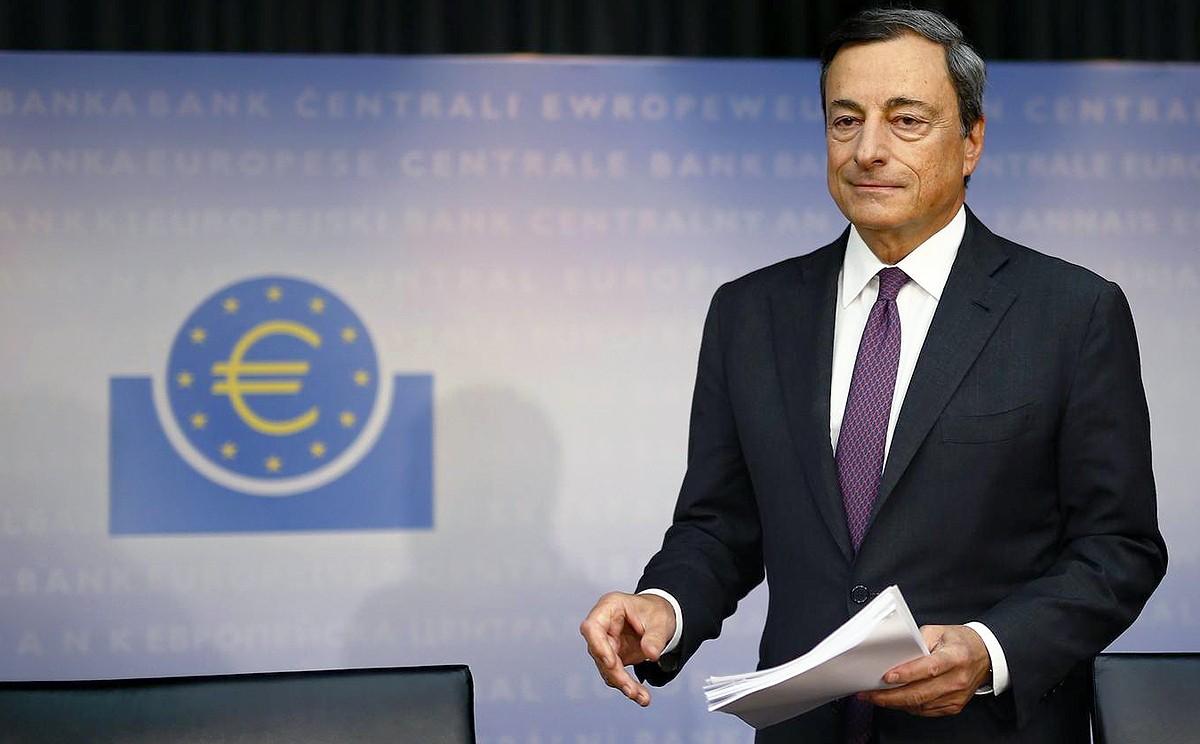 Image result for ECB will ease policy if inflation doesn't pick up: Draghi