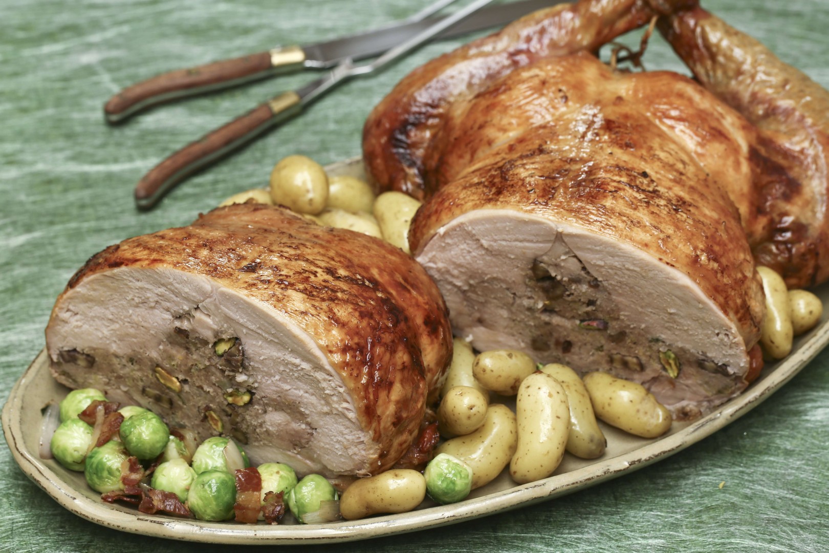 Susan Jung S Roast Turkey Recipe Deboned And Stuffed South