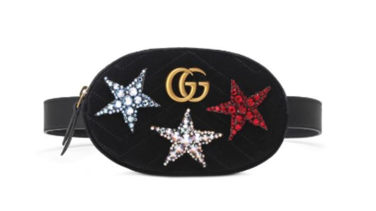 gucci belt with stars