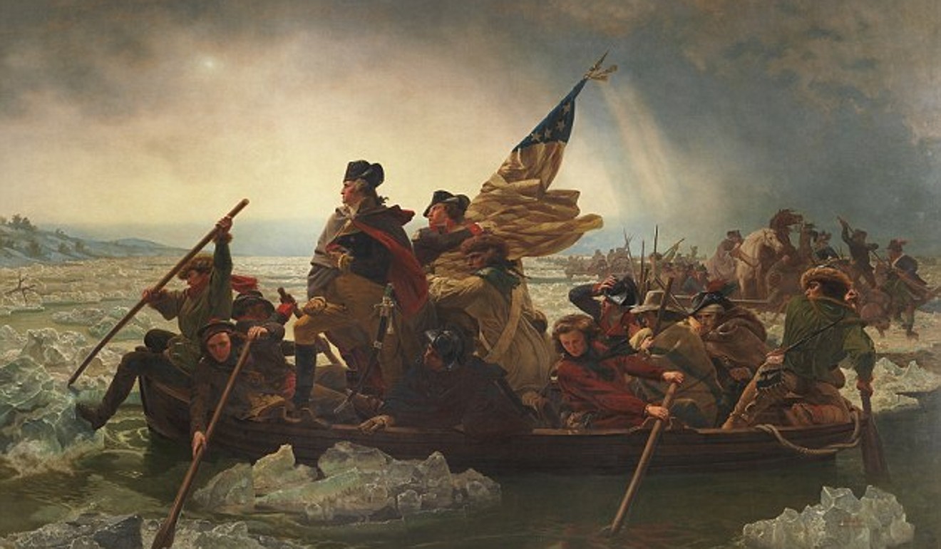 Painting Of Donald Trump Crossing The Swamp Makes A Splash On