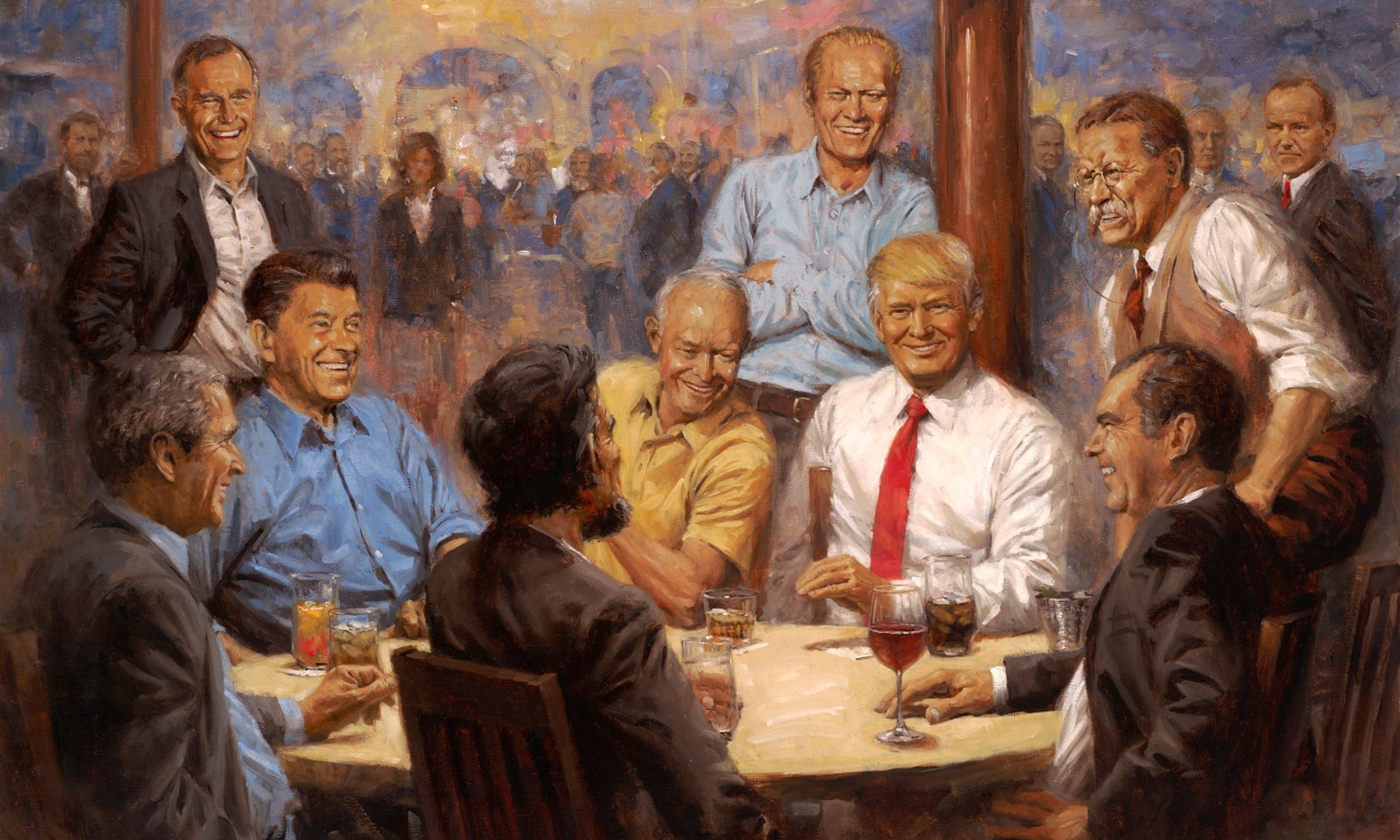 All The President S Men Artist Astounded To See His Donald