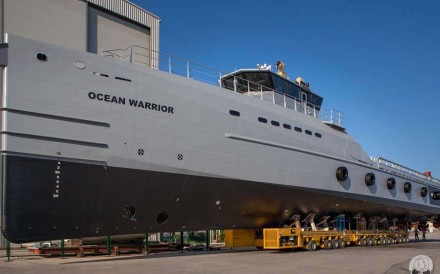 Sea Shepherd’s new Ocean Warrior. Photo: Sea Shepherd