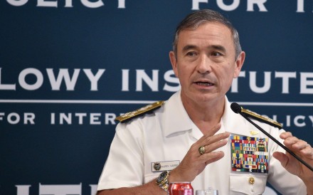 Admiral Harry Harris, head of the US Pacific Command. Photo: AFP