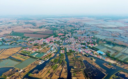 A village in Anxin County, north China’s Hebei province. The Xiongan New Area will span Xiongxian, Roncheng and Anxin counties in Hebei. Photo: Xinhua