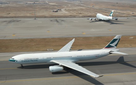 A general shot of an Airbus A330-343 on the apron at the airport. Photo: Oliver Tsang