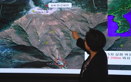 Lee Mi-Seon, director of South Korea’s National Earthquake and Volcano Centre, discusses what is believed to have been North Korea’s sixth nuclear test. Photo: AFP