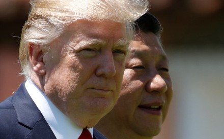 US President Donald Trump (left) and Chinese President Xi Jinping will meet on Wednesday in Beijing. They last met at Trump’s Mar-a-Lago estate in Florida in April. Photo: AP