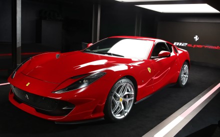 Ferrari’s 812 Superfast debuts in Hong Kong.