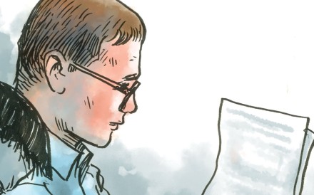 Briton makes first public appearance since he was jailed for life for gruesome killings of two Indonesian women in Hong Kong