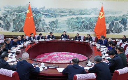 Chinese President Xi Jinping chaired the Politburo’s two days of discussion. Photo: Xinhua