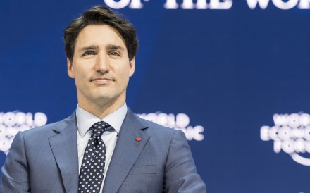 epa06468345 Prime Minister of Canada Justin Trudeau at the World Economic Forum in Davos. Photo: EPA