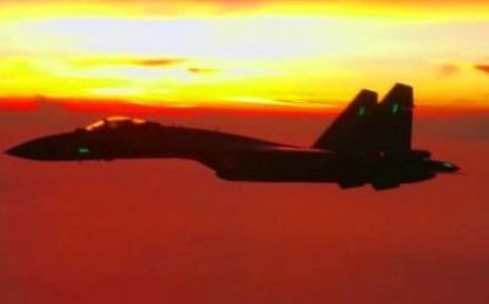 China’s air force said on Wednesday that its Su-35 fighter jets had taken part in an exercise over the South China Sea. Photo: Cctv.com China’s air force said on Wednesday that its Su-35 fighter jets had taken part in an exercise over the South China Sea. Photo: Cctv.com