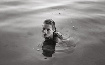 A photo of model Kate Moss from the book Kate by Mario Sorrenti and Dennis Freedman. Photo: Mario Sorrenti