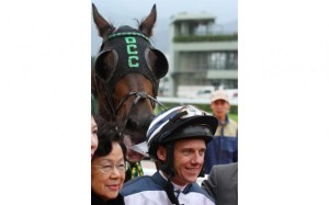 Brett Prebble poses with connections of New Greenfield.