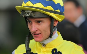 Zac Purton rides Japanese topweight Admire Rakti in the Caulfield Cup. Photo: Kenneth Chan