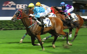 Tour De Force wins for Joao Moreira last start at Happy Valley. Photo: Kenneth Chan