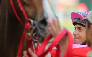 Race 9, Secret Weapon, ridden by Douglas Whyte, won the Centenary Vase(HK Group 3, 1800m) at Sha Tin on 06Feb16.