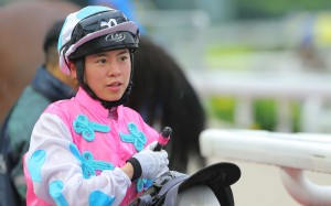 Kei Chiong scored a race-to-race double on Regency Darling and Lucky Girl. Photo: Kenneth Chan