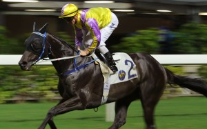 Zac Purton brings Renaissance Art back after winning race six. Photos: Kenneth Chan