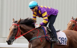 Joao Moreira rides Southern Express in a trial. Photos: Kenneth Chan