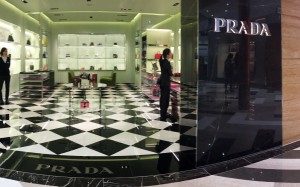 Staff wait for customers at a luxury store on Jeju. Photo: SCMP Pictures