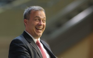 Caspar Fownes is delighted with another winner and could be in for another big haul on Wednesday. Photos: Kenneth Chan.