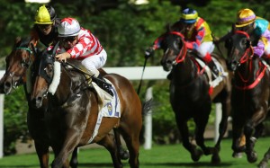 While some participants have already started their summer holiday, the Australian jockey shines brightly under the city lights for the last time in 2016-17