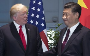US President Donald Trump and Chinese President Xi Jinping. US experts say the approach of piling pressure on China to solve the North Korea nuclear issue isn’t working. Photo: AP