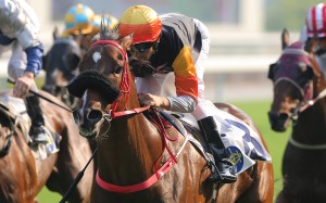 Joao Moreira guides Premiere to victory in September. Photos: Kenneth Chan