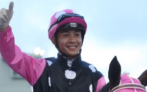 Derek Leung after Beauty Generation won the Group Three Celebration Cup on October 1. Photos: Kenneth Chan.