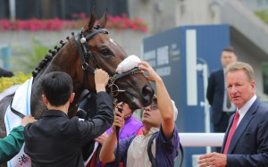 Singapore Sling and Tony Millard after the Classic Cup win. Photos: Kenneth Chan