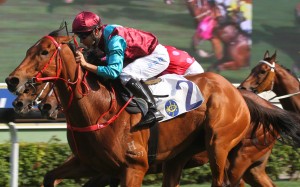 Beat The Clock wins the Group Two Sprint Cup. Photos: Kenneth Chan