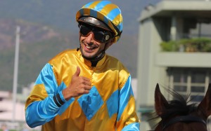 Alberto Sanna celebrates a winner. Photos: Kenneth Chan
