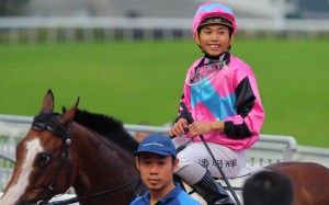 Matthew Poon after riding one of his 14 winners this season at Sha Tin. Photos: Kenneth Chan