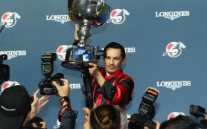 Silvestre de Sousa wins the Longines International Jockeys’ Championship.