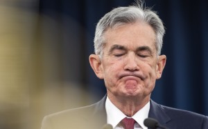 Federal Reserve chairman Jerome Powell announces the Fed’s decision to raise interest rates by a quarter of a percentage point at a news conference on Wednesday. Powell said the policy rate was now at ‘the lower end of neutral’, implying that it could peak soon, and the path of future rises is likely to be even more gradual. Photo: EPA-EFE