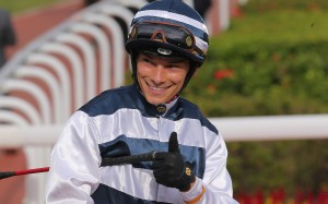 Alexis Badel is all smiles after landing another winner. Photos: Kenneth Chan