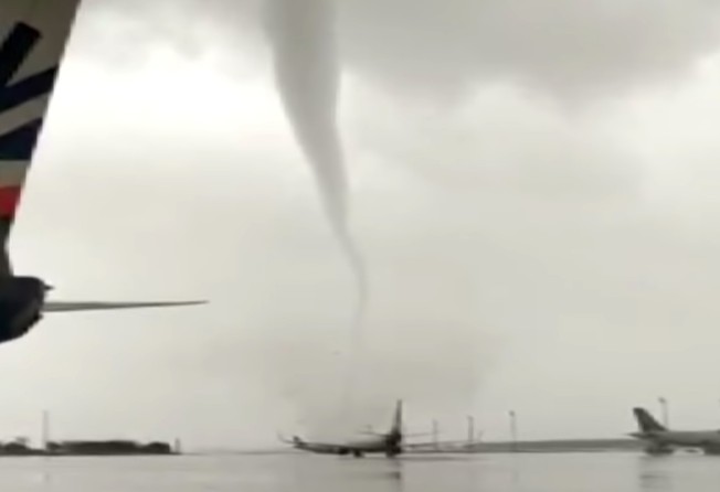 Planes Blown Around Airport As Tornado Tears Through Turkish