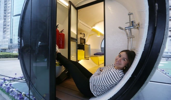 The OPod proved cozy, yet roomy, even for a tall person.