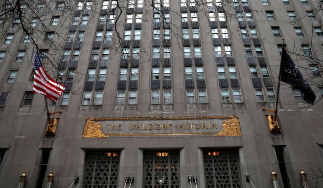 Anbang is known for its purchase of the landmark Waldorf Astoria Hotel in New York City.