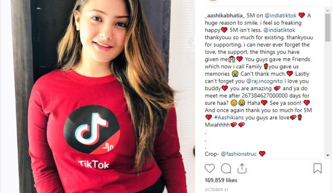 Viral short video app TikTok grows by drawing in celebrities around the