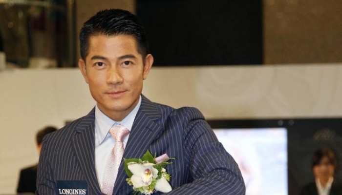 Aaron Kwok opens Longines exhibition at Times Square South