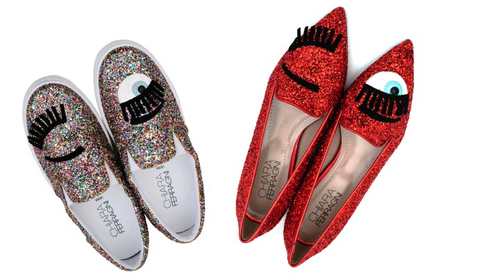 【関税 送料無料】CHIARA FERRAGNI スパンコール ミュール 関税 送料無料】CHIARA FERRAGNI スパンコール ミュール (Chiara