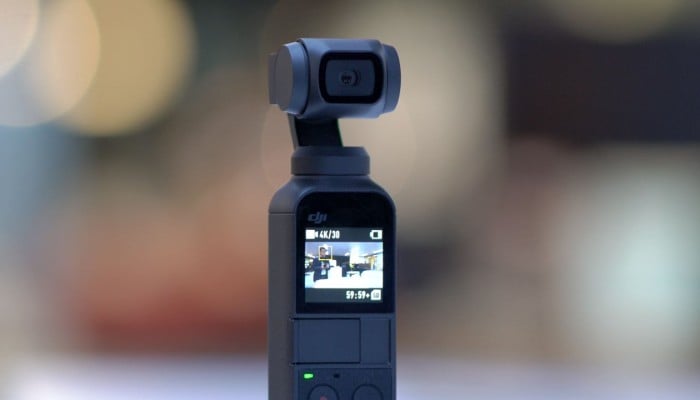 The DJI Osmo Pocket is awesome for my baby hands and tiny handbag