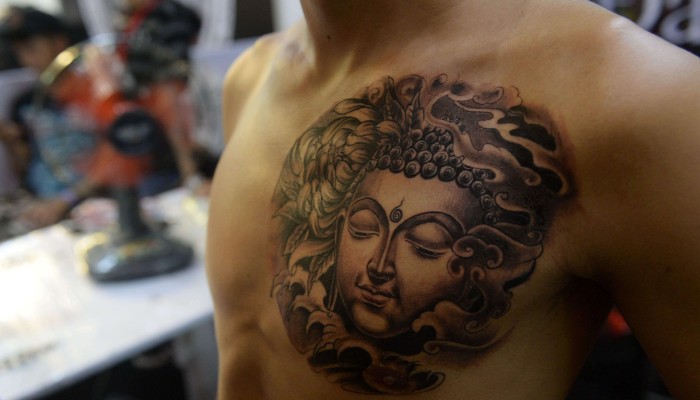 Thai tattoos hi-res stock photography and images - Alamy