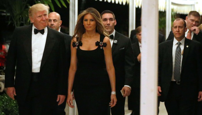 designers refuse to dress melania Why the fashion refusing Trump are surely American patriots AW Alexandria Tiffany Bridesmaid Size:Taille:XL embellished corset gown Tom ford